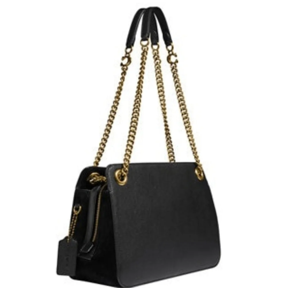 COACH Polished Pebble Leather Bryant Convertible NWT